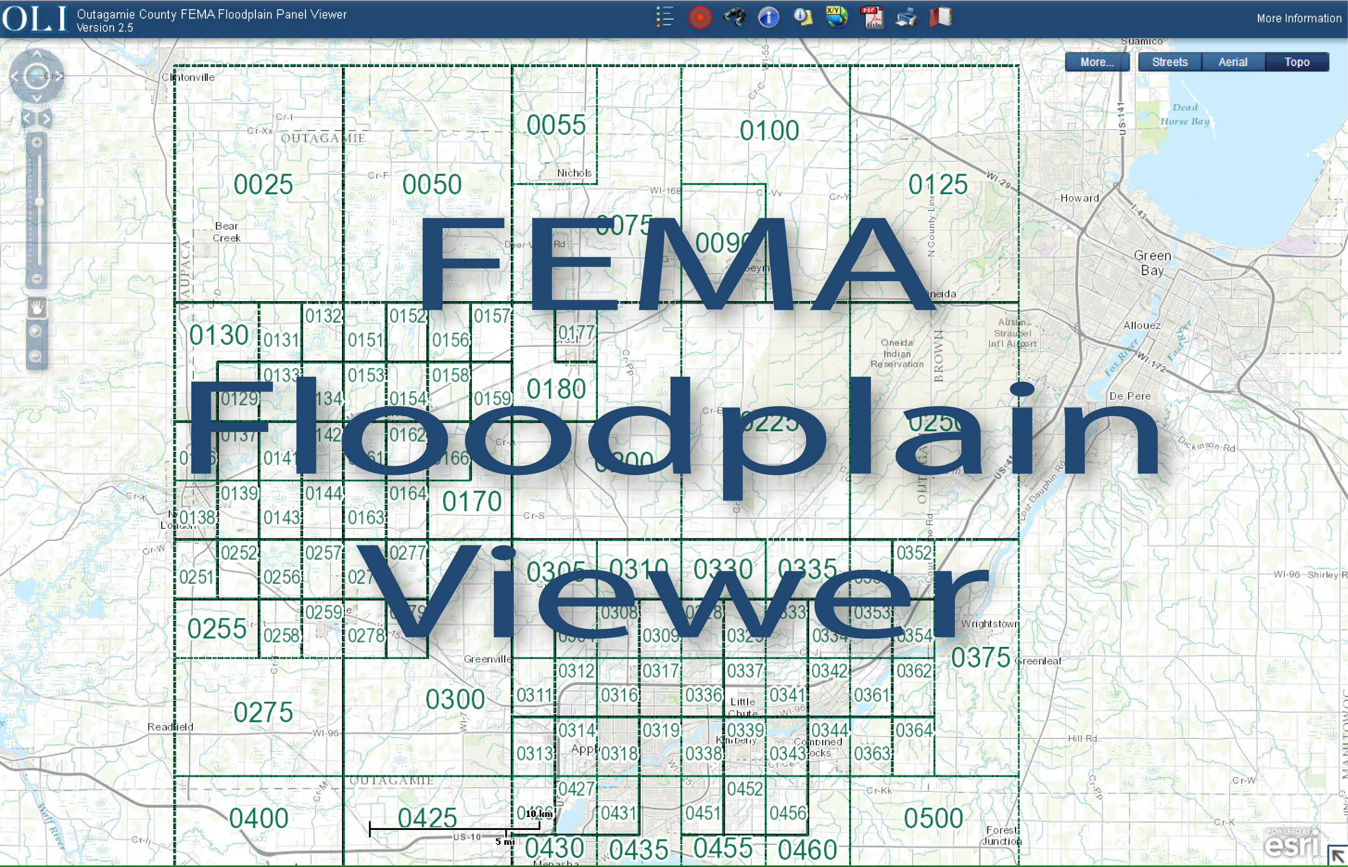 FEMA Floodplain Viewer (Outagamie County)